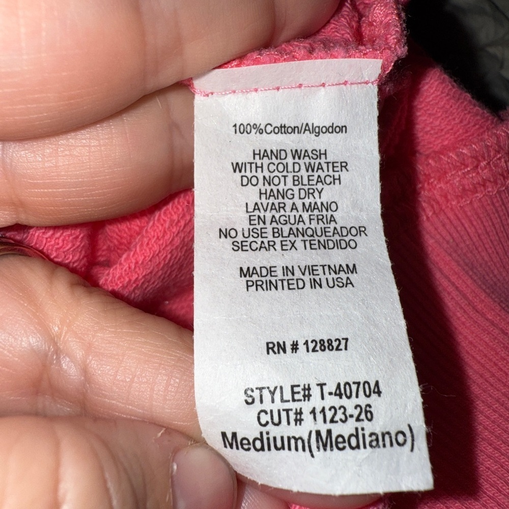 ❤️🩷Pink and red  Love Sweatshirt❤️🩷 NWT size s - Picture 7 of 7